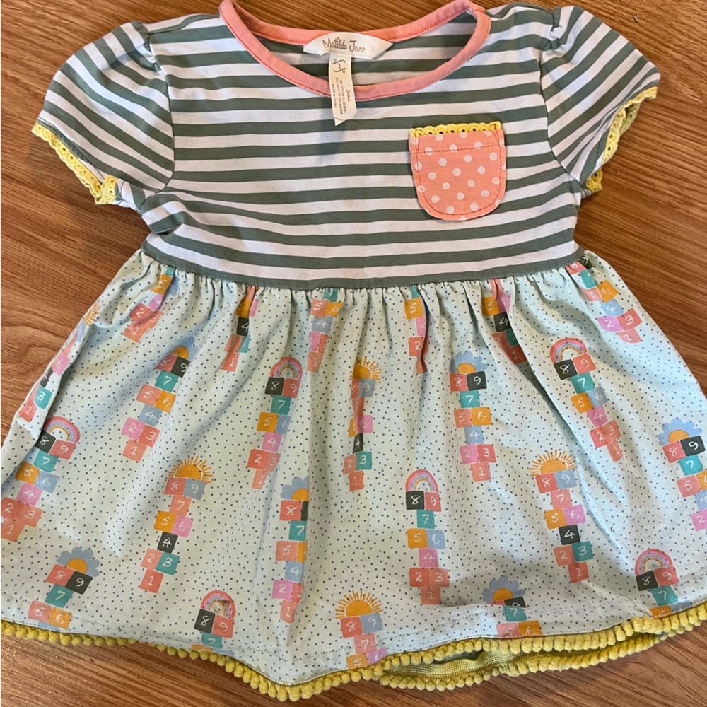Matilda Jane Hopscotch Babydoll Tunic Size 2